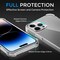Crystal Clear Case for iPhone 14, 14 Plus, 14 Pro, 14 Pro Max, Shock Absorption Bumper, Soft Flexible TPU, Anti-Drop, Anti-Fingerprint, 3600 Shockproof, Screen & Camera Protective, Transparent Protective Back Cover, For all iPhone 14 models